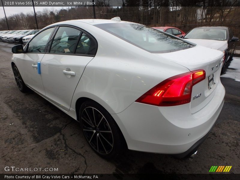 Ice White / Black 2018 Volvo S60 T5 AWD Dynamic