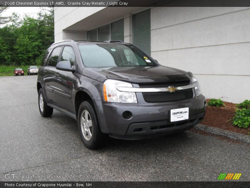Granite Gray Metallic / Light Gray 2008 Chevrolet Equinox LT AWD