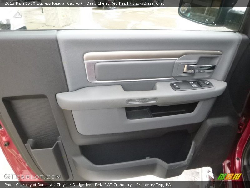 Deep Cherry Red Pearl / Black/Diesel Gray 2013 Ram 1500 Express Regular Cab 4x4