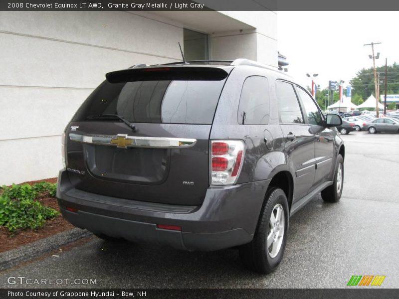 Granite Gray Metallic / Light Gray 2008 Chevrolet Equinox LT AWD