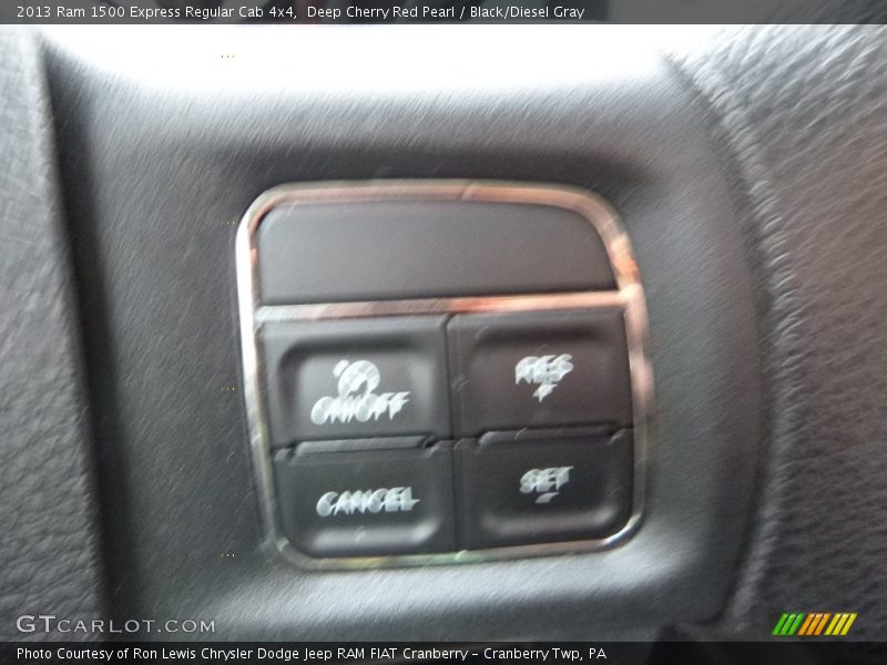 Deep Cherry Red Pearl / Black/Diesel Gray 2013 Ram 1500 Express Regular Cab 4x4