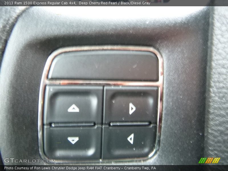 Deep Cherry Red Pearl / Black/Diesel Gray 2013 Ram 1500 Express Regular Cab 4x4