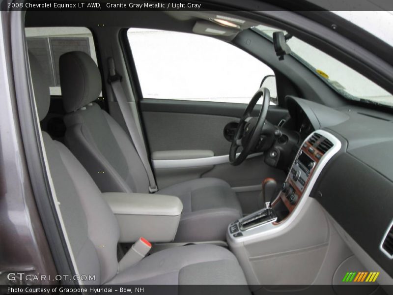Granite Gray Metallic / Light Gray 2008 Chevrolet Equinox LT AWD