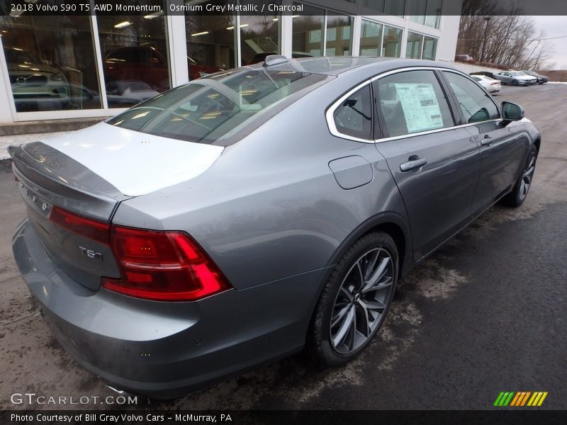 Osmium Grey Metallic / Charcoal 2018 Volvo S90 T5 AWD Momentum