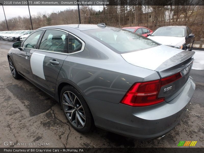 Osmium Grey Metallic / Charcoal 2018 Volvo S90 T5 AWD Momentum