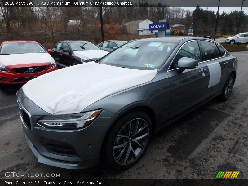 Osmium Grey Metallic / Charcoal 2018 Volvo S90 T5 AWD Momentum