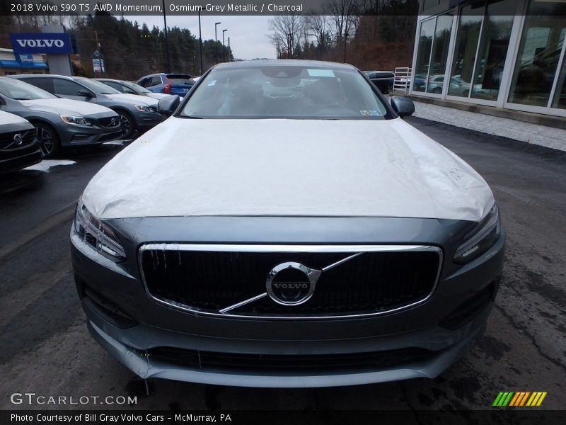Osmium Grey Metallic / Charcoal 2018 Volvo S90 T5 AWD Momentum