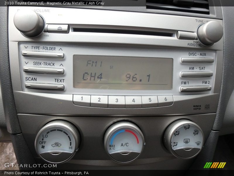Magnetic Gray Metallic / Ash Gray 2010 Toyota Camry LE