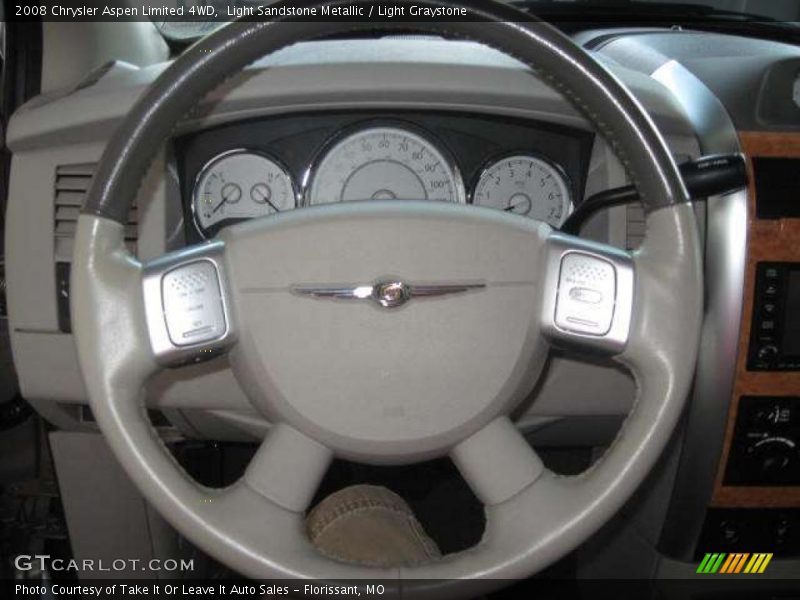 Light Sandstone Metallic / Light Graystone 2008 Chrysler Aspen Limited 4WD