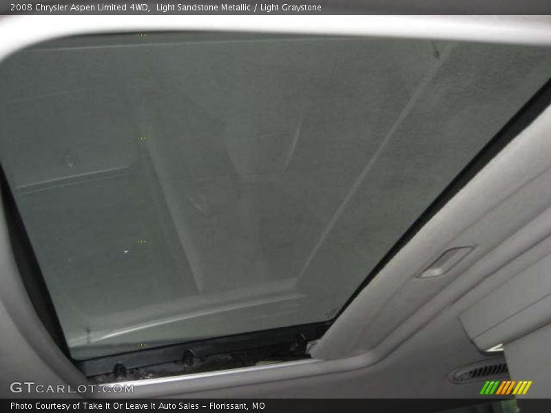 Light Sandstone Metallic / Light Graystone 2008 Chrysler Aspen Limited 4WD