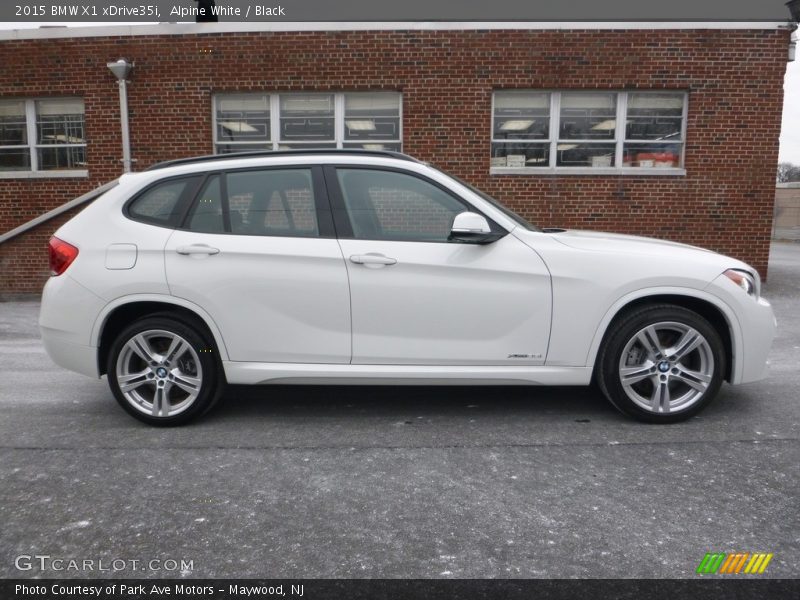 Alpine White / Black 2015 BMW X1 xDrive35i