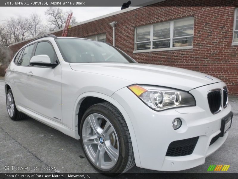 Alpine White / Black 2015 BMW X1 xDrive35i