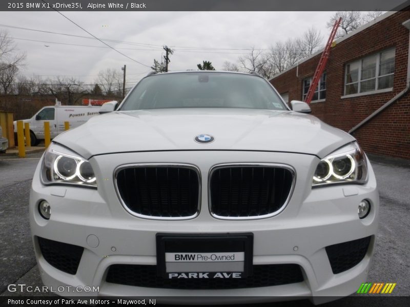 Alpine White / Black 2015 BMW X1 xDrive35i