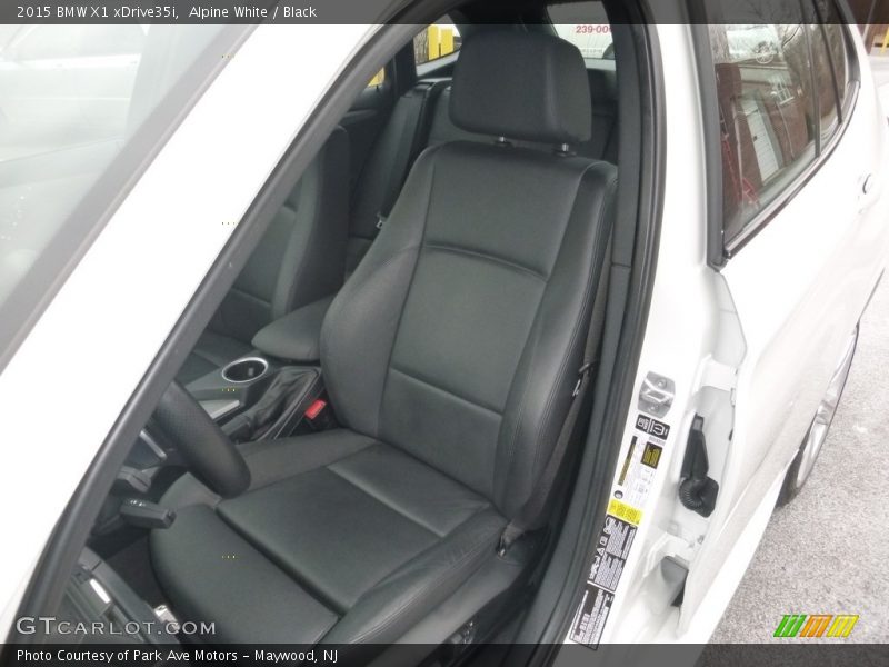 Alpine White / Black 2015 BMW X1 xDrive35i