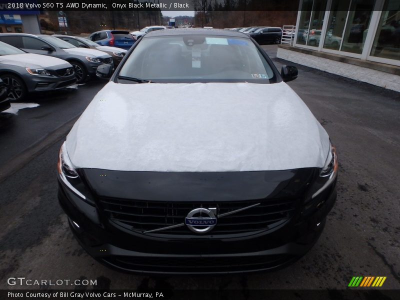 Onyx Black Metallic / Black 2018 Volvo S60 T5 AWD Dynamic