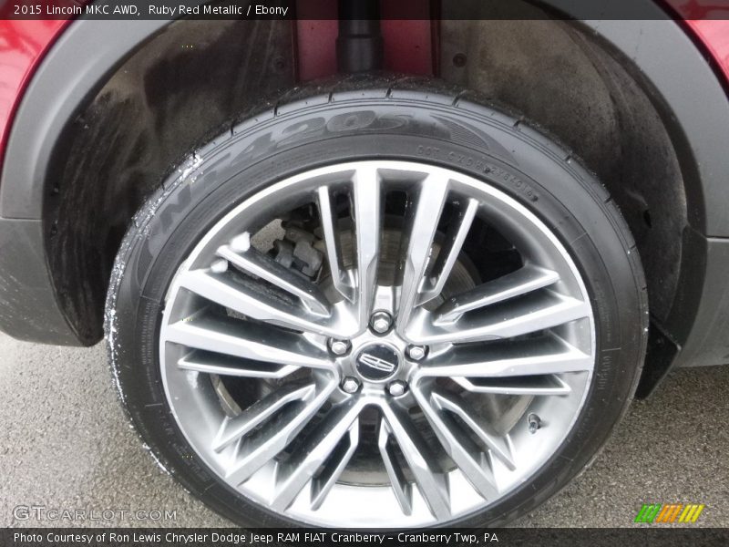 Ruby Red Metallic / Ebony 2015 Lincoln MKC AWD