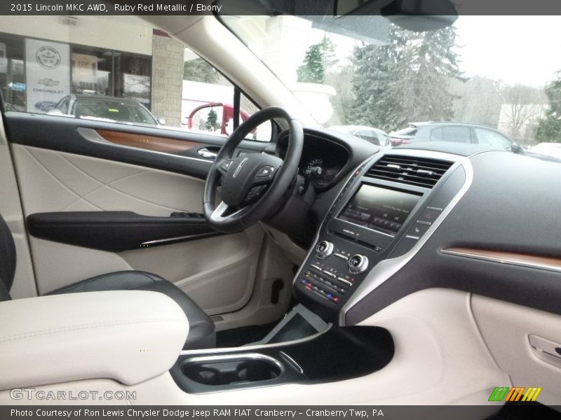 Ruby Red Metallic / Ebony 2015 Lincoln MKC AWD