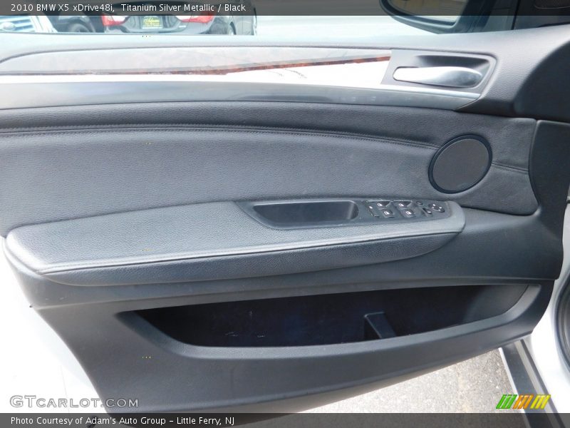 Titanium Silver Metallic / Black 2010 BMW X5 xDrive48i