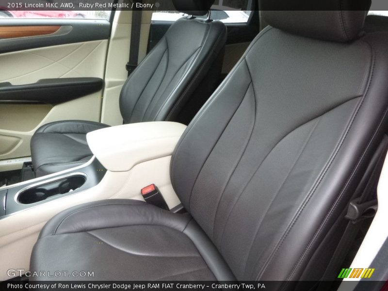 Ruby Red Metallic / Ebony 2015 Lincoln MKC AWD