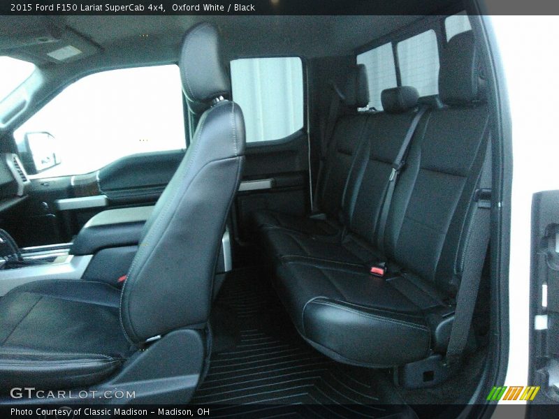 Oxford White / Black 2015 Ford F150 Lariat SuperCab 4x4