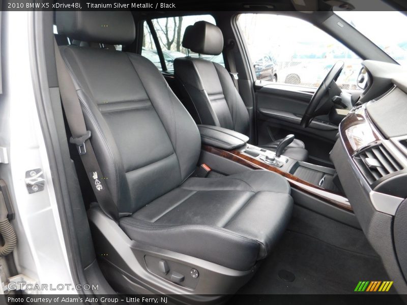 Titanium Silver Metallic / Black 2010 BMW X5 xDrive48i