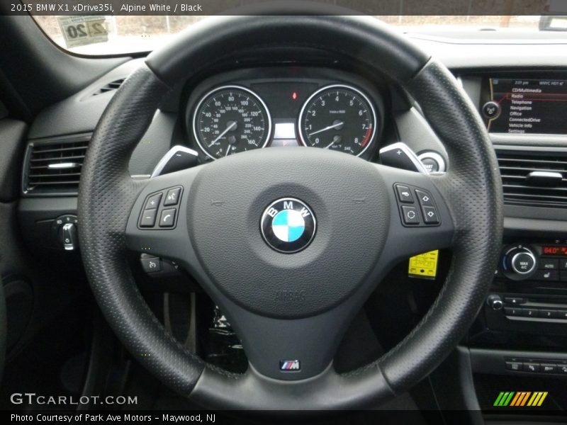 Alpine White / Black 2015 BMW X1 xDrive35i