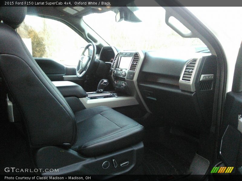 Oxford White / Black 2015 Ford F150 Lariat SuperCab 4x4