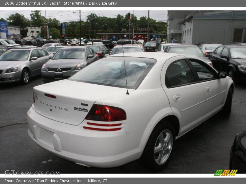Stone White / Dark Slate Grey 2006 Dodge Stratus SXT Sedan