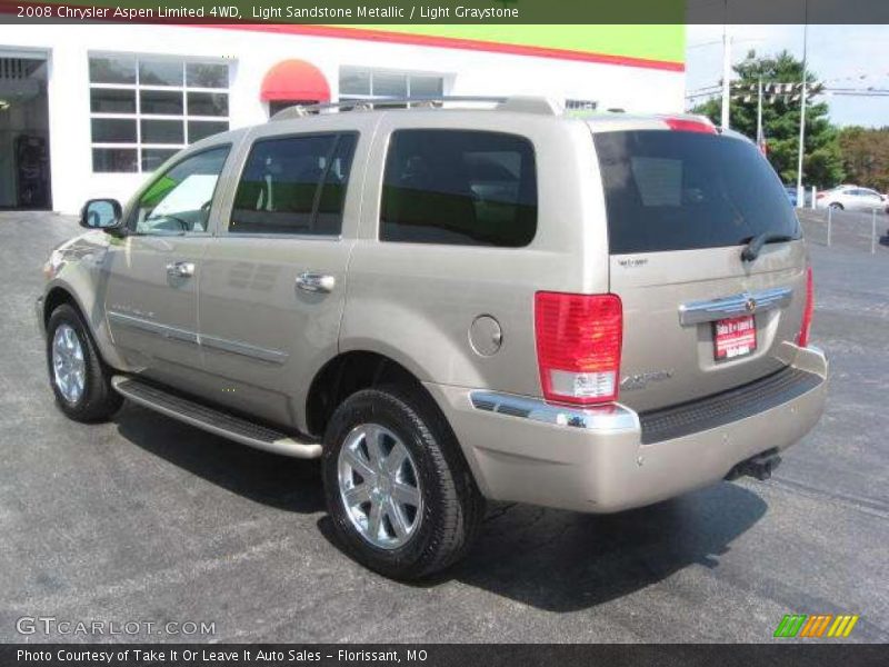Light Sandstone Metallic / Light Graystone 2008 Chrysler Aspen Limited 4WD