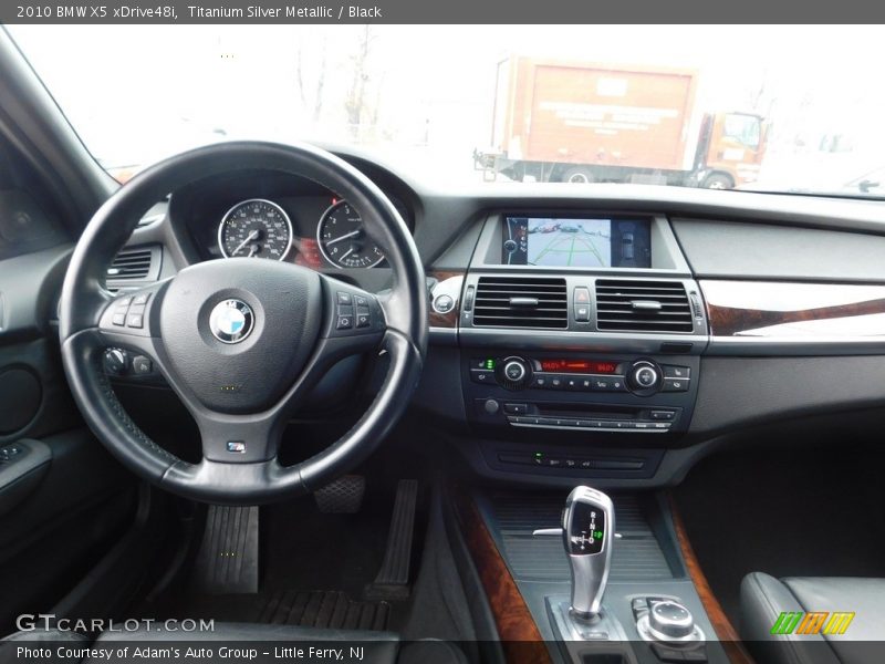 Titanium Silver Metallic / Black 2010 BMW X5 xDrive48i