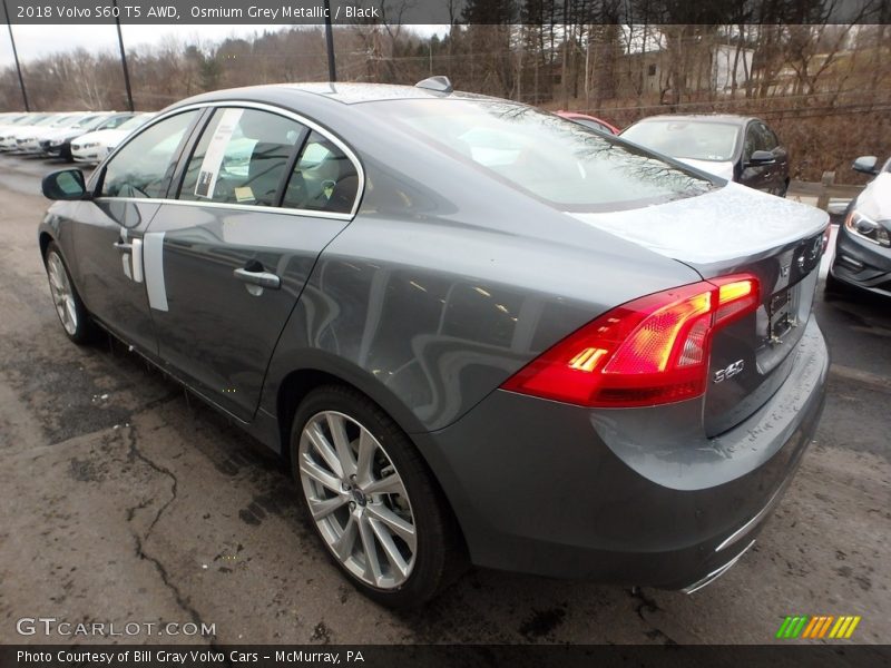 Osmium Grey Metallic / Black 2018 Volvo S60 T5 AWD