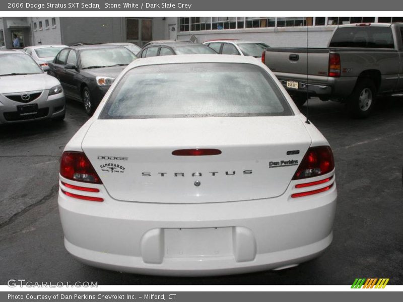 Stone White / Dark Slate Grey 2006 Dodge Stratus SXT Sedan