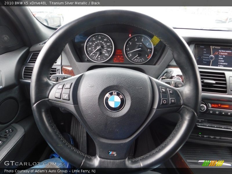 Titanium Silver Metallic / Black 2010 BMW X5 xDrive48i