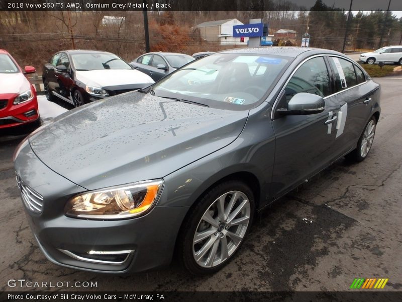 Osmium Grey Metallic / Black 2018 Volvo S60 T5 AWD