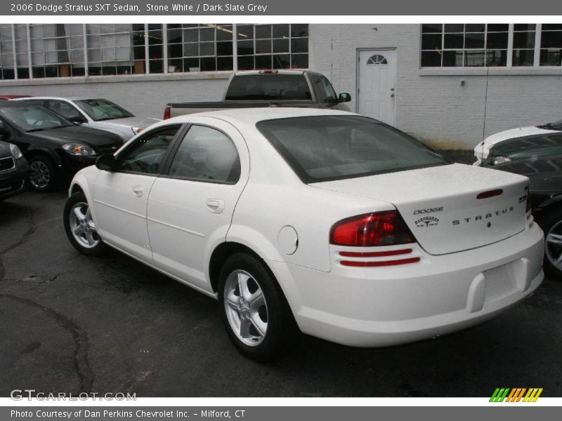 Stone White / Dark Slate Grey 2006 Dodge Stratus SXT Sedan