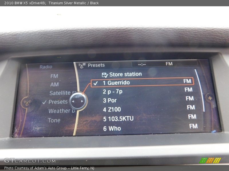 Titanium Silver Metallic / Black 2010 BMW X5 xDrive48i