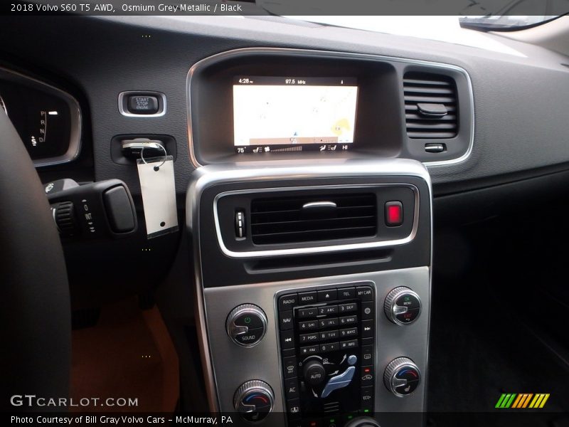 Osmium Grey Metallic / Black 2018 Volvo S60 T5 AWD