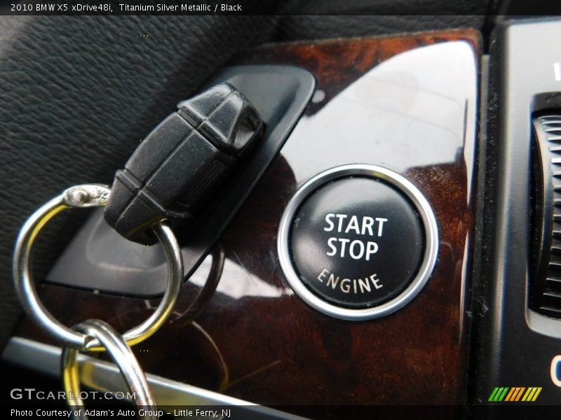 Titanium Silver Metallic / Black 2010 BMW X5 xDrive48i