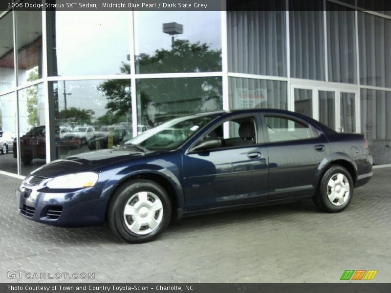 Midnight Blue Pearl / Dark Slate Grey 2006 Dodge Stratus SXT Sedan