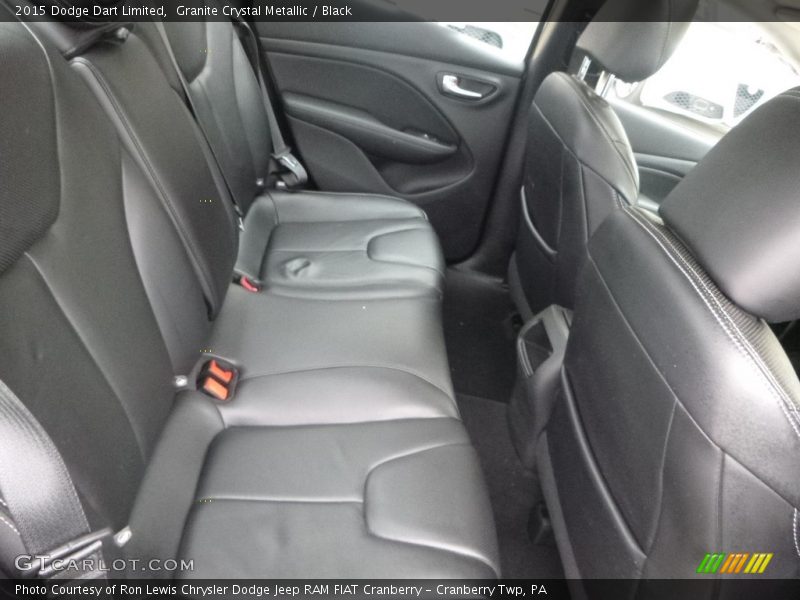 Granite Crystal Metallic / Black 2015 Dodge Dart Limited