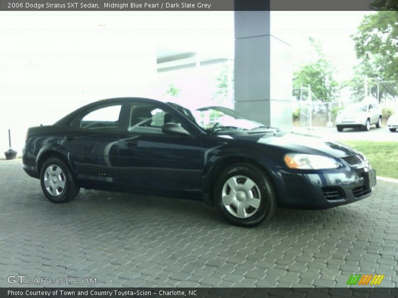 Midnight Blue Pearl / Dark Slate Grey 2006 Dodge Stratus SXT Sedan