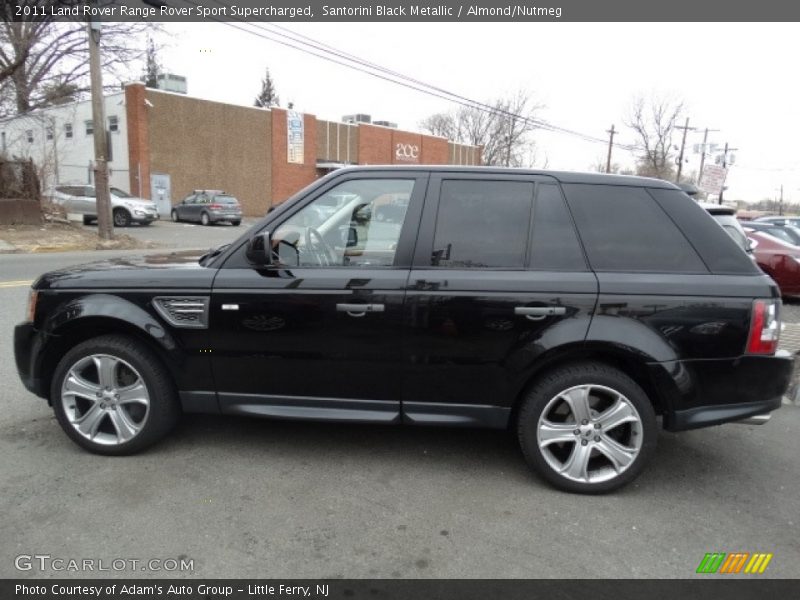 Santorini Black Metallic / Almond/Nutmeg 2011 Land Rover Range Rover Sport Supercharged