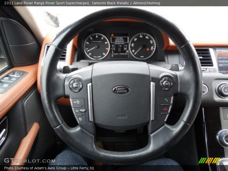 Santorini Black Metallic / Almond/Nutmeg 2011 Land Rover Range Rover Sport Supercharged