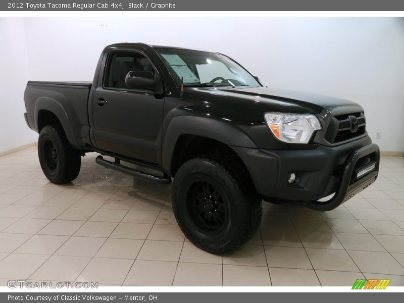 Black / Graphite 2012 Toyota Tacoma Regular Cab 4x4