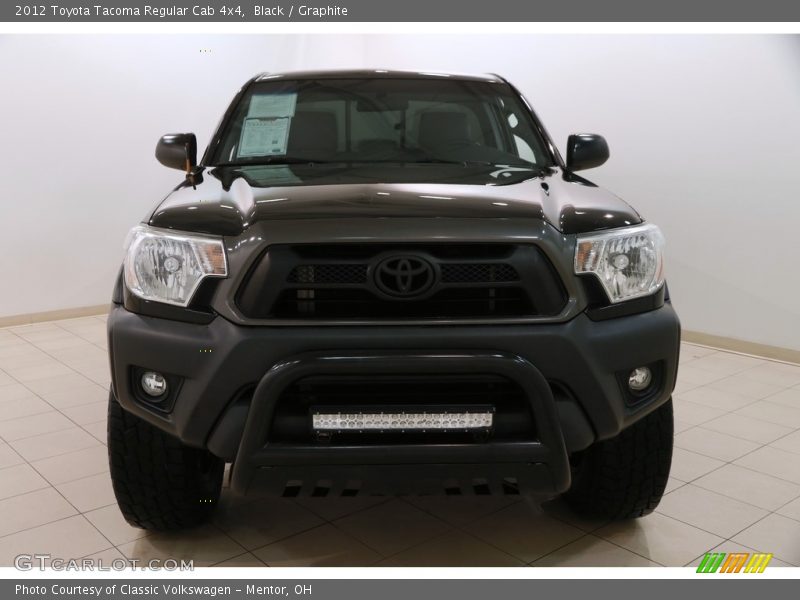 Black / Graphite 2012 Toyota Tacoma Regular Cab 4x4