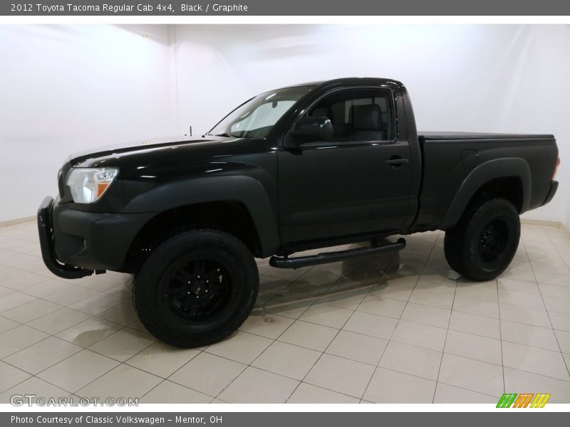 Black / Graphite 2012 Toyota Tacoma Regular Cab 4x4