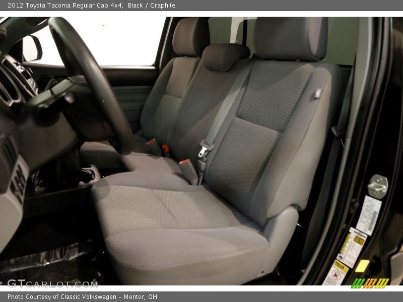 Black / Graphite 2012 Toyota Tacoma Regular Cab 4x4