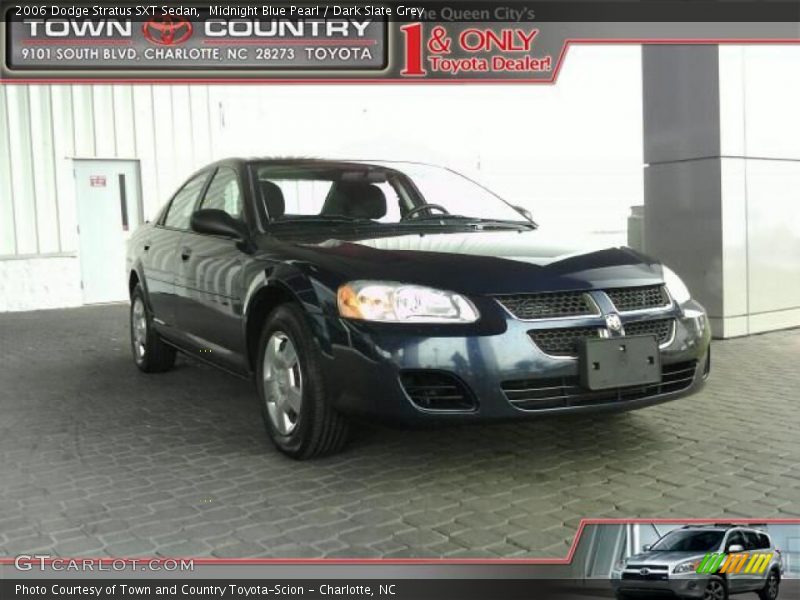 Midnight Blue Pearl / Dark Slate Grey 2006 Dodge Stratus SXT Sedan
