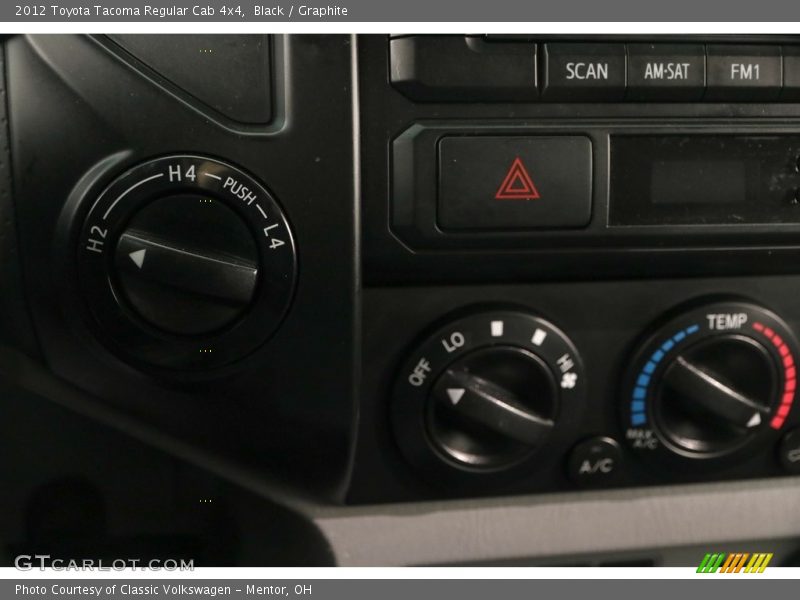 Black / Graphite 2012 Toyota Tacoma Regular Cab 4x4