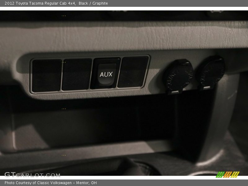 Black / Graphite 2012 Toyota Tacoma Regular Cab 4x4